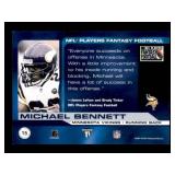 2001 Pacific Private Stock Titanium - Nfl Players Fantasy Football Michael Bennett /2000 (RC)