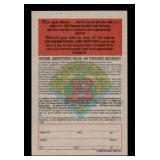 1989 Bowman Yogi Berra Promo Redemption Card