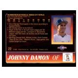 1995 Action Packed Johnny Damon Rookie Card