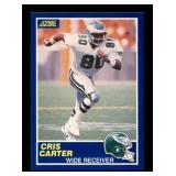 1989 Score - Cris Carter #72 (RC) Rookie Card