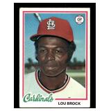 1978 Topps - Lou Brock #170 Vintage Baseball Card