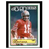 1983 Topps - Joe Montana #169 Vintage Football Card