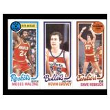 1980 Topps NBA Card Moses Malone All Star Card Vintage Basketball
