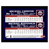 2002 Topps Michael Cuddyer Rookie Card Minnesota Twins