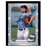 2020 Bowman Chrome Joe Ryan Rookie Card
