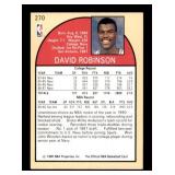 1990-91 NBA Properties David Robinson Rookie Card