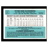 1984 Donruss - Ryne Sandberg #311 2nd Year Card