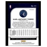 2019-20 Panini Karl-Anthony Towns #111 Prizm Card