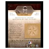 2005 Upper Deck Scott Baker Future Stars Rookie Card Serial #