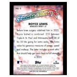 2023 Topps Chrome - Future Stars Royce Lewis #FS-1 Rookie Card