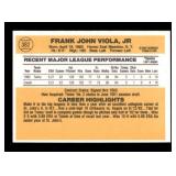 1983 Donruss - Frank Viola #382 (RC) Rookie Card