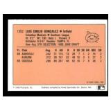 1990 ProCards Minor League - Luis Gonzalez #1352 (RC) Rookie Card