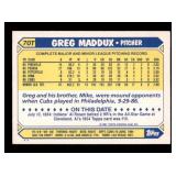 1987 Topps Traded - Greg Maddux #70T (RC) Rookie Card