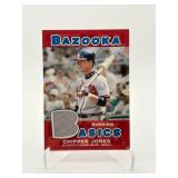 2006 Topps Bazooka Chipper Jones Jersey Card