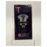 Joe Mauer Hall of Fame 2023 Induction Pin (Fan Giveaway During Twins Home Game)