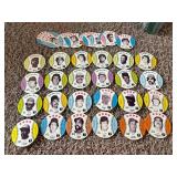 Vintage Major League Baseball Disc Cards, Mix of Players