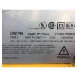 DEWALT DW744 Jobsite 10" Table Saw with Stand