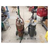 2 Torch Tanks on Carts