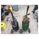 2 Torch Tanks on Carts