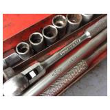 Vintage Mostly THORSEN 3/8 Dr Socket Set