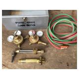 (2) HARRIS CALORIFIC Gas/Oxygen Regulator Gauges - Torch