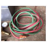 (2) HARRIS CALORIFIC Gas/Oxygen Regulator Gauges - Torch