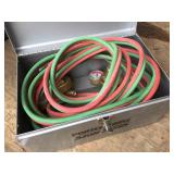 (2) HARRIS CALORIFIC Gas/Oxygen Regulator Gauges - Torch