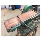 GRIZZLY 6" Belt/9" Disc Sander on Rolling Cart