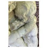 Cement Cherub Pedestal Planter 8 X 37 in