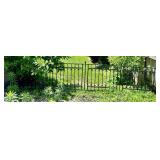 Black Metal Garden Fence Panels 36 in (Lot of 4) Lots 5 and 6 are Coordinating