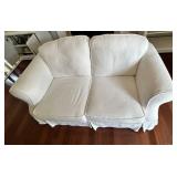 Slipcovered Loveseat With Pillows #1 - Lots 7 & 8 are Matching