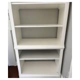 Painted Bookcase Cabinet 32 X 17 X 79 in - Doors Removed