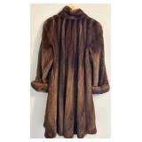 SAGA Mink Ranch Mink Coat Size L/XL
