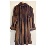 SAGA Mink Ranch Mink Coat Size L/XL