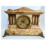 Vintage Seth Thomas Mantel Clock With Key & Pendulum
