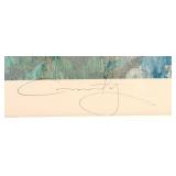 Signed Abstract Seascape Print 194/2000 in Framed Mat
