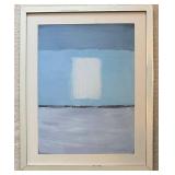 Pair of Framed Abstract Wall Art 24 X 30 in (Lot of 2)