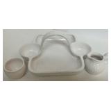 Pier 1 Imports Tasting Party Starter Set & Berry Basket With Sugar & Creamer