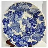 Crael & Barrel Grapes 10-Inch Plates (Lot of 8)
