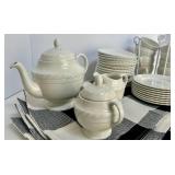 Ralph Lauren Wedgwood Clearwater 43-Piece China Service
