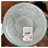 West Elm Glass Bottle & 15' Platter Mixed Lot