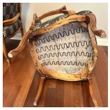 Pair of Upholstered Mahogany Armchairs