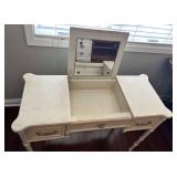 Vanity Desk, Chair & Rolling Chair Set (3 Piece)