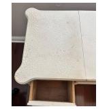 Vanity Desk, Chair & Rolling Chair Set (3 Piece)