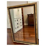 Ornate Gold-Framed Mirror 41 X 29 in