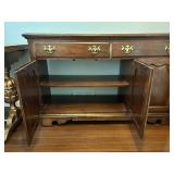 Thomasville Sideboard Buffet Cabinet 55 X 18 X 35 in