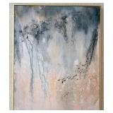 Framed Abstract Canvas Wall Art (Lot of 2)