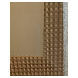 Beaded Silver Wall Frame 35.5 X 29.5 in