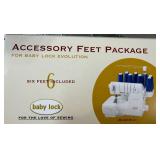 Brother 2340CV Coverstitch Machine With Pedal & Baby Lock Feet Package