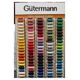 Gutermann 100% Natural Cotton Thread Display Rack With Assorted Spools